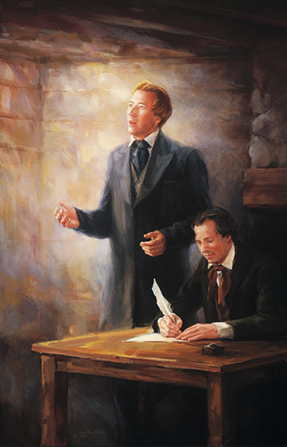 joseph smith receiving a revelation