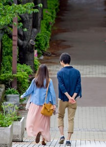 couple walking