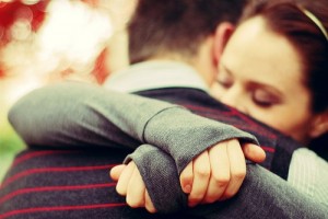 couple hugging