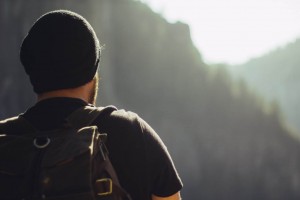 Men leaving bag missionary
