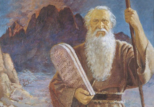 Moses received the 10 commandments