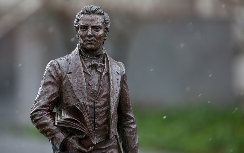 Joseph Smith statue at Temple Square