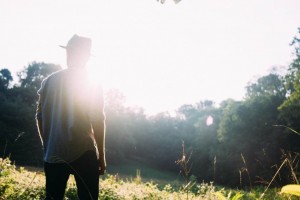 young man sunlight