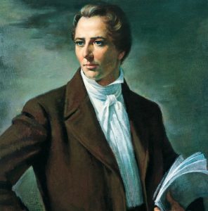 Painting of the Mormon Prophet Joseph Smith