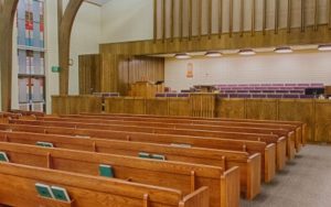 Mormon church talk pulpit