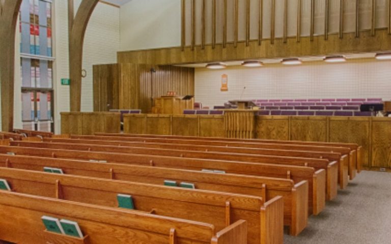 Mormon church talk pulpit