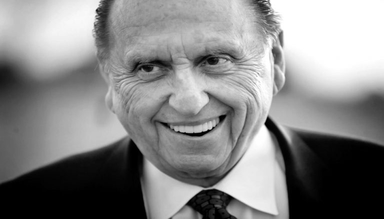 President Monson smiling