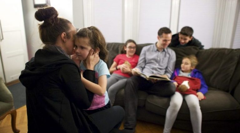 family learning together