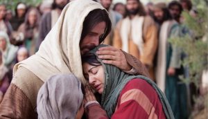 Christ comforts Mary and Martha